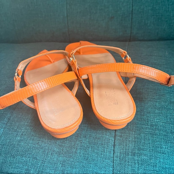 Market & Spruce t strap thong sandals adjustable 8 - Picture 3 of 9